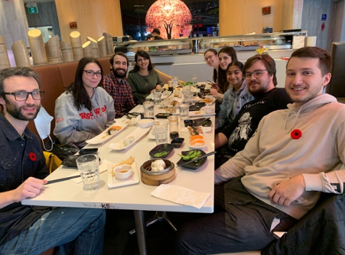 Group Sushi Lunch November 2021